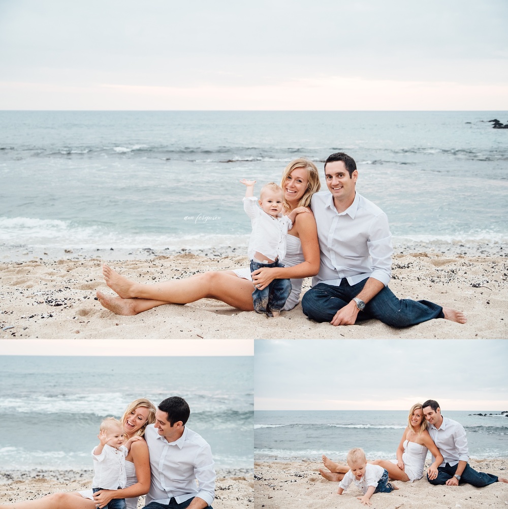 Vibrant sunset for Family session at Kukio beach 