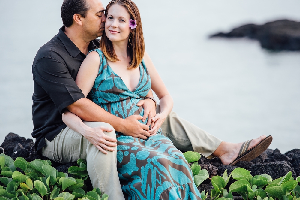 Maternity Photography at Mauna Lani Auberge Hotel