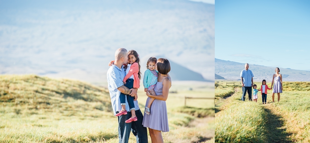 Waimea Family Photography Session at Parker Ranch Fields