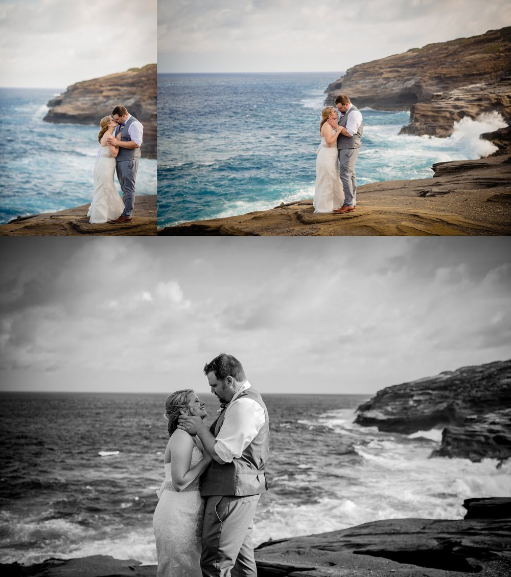 couple so in love on their oahu wedding