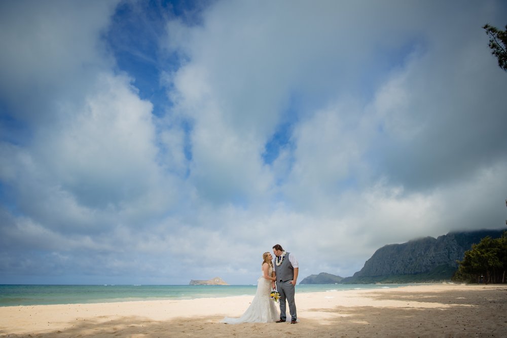Hawaii Destination Beach Wedding captured by Ann Ferguson