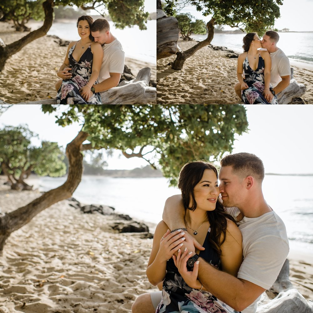gorgeous couple photos by Big Island engagement photographer