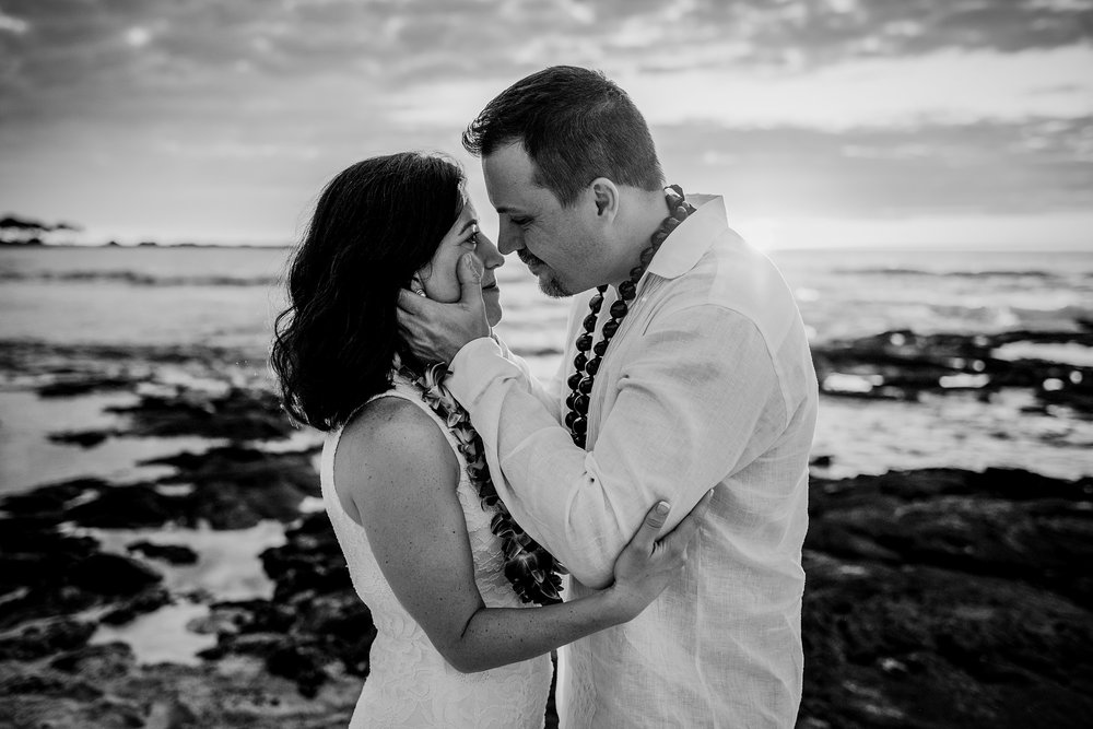 Big Island elopement with a couple