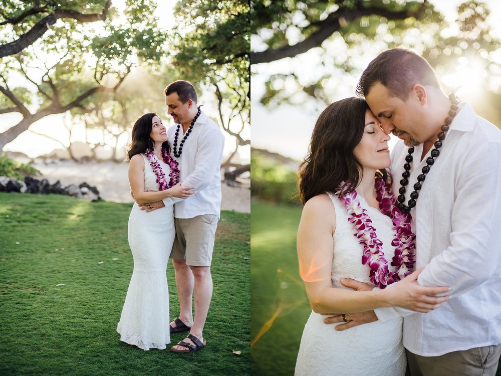sweet photos of the newlyweds during their Hawaii elopement