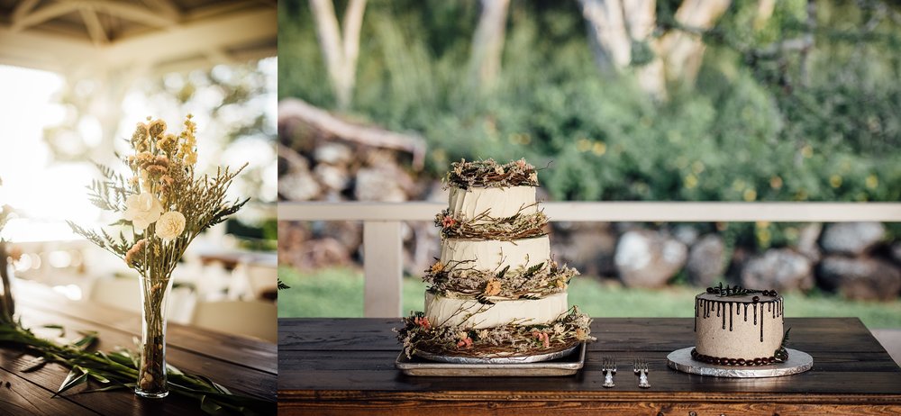 wedding cake, puakea ranch wedding