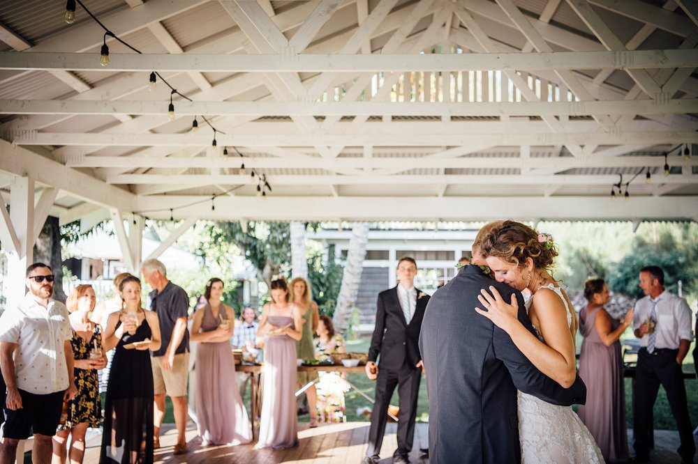 first dance during a Big island wedding