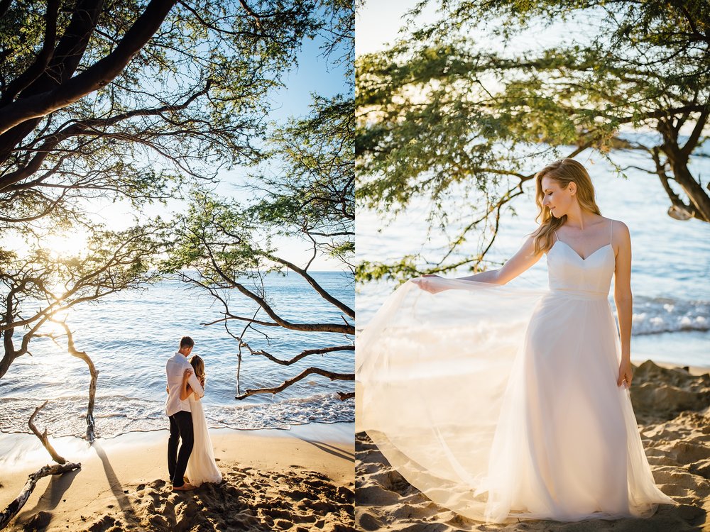 Big Island Wedding Photography in Waialea Beach