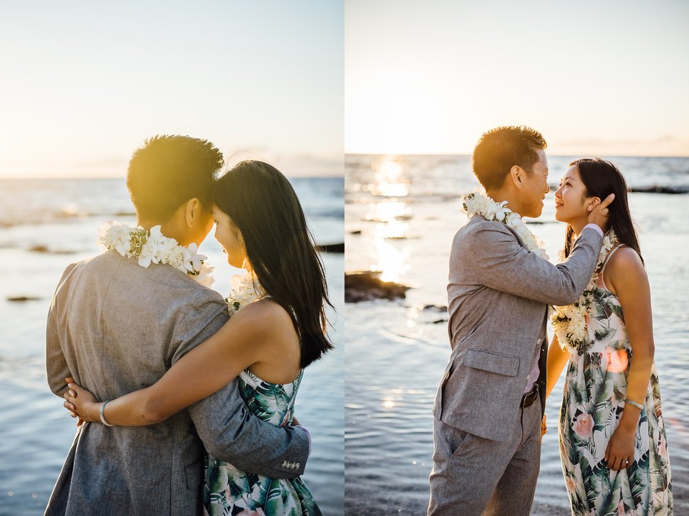 Sweet moments with the couple after their elopement ceremony
