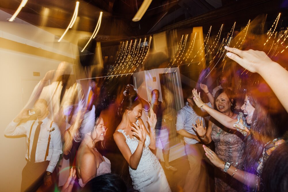 fun moments during Royal Kona wedding reception open dancing