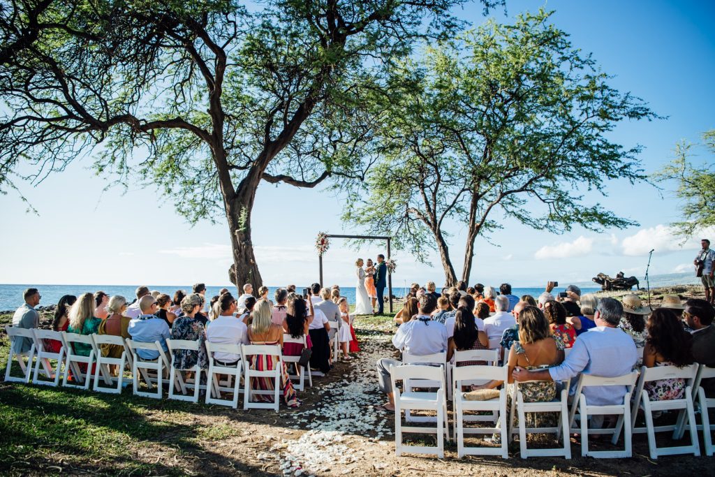 destination wedding in Hawaii at Puako Bay