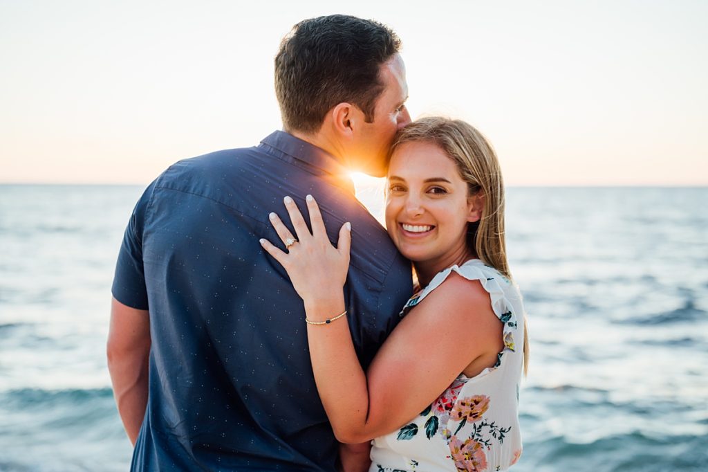 beautiful engagement session at a beach in Hawaii 
