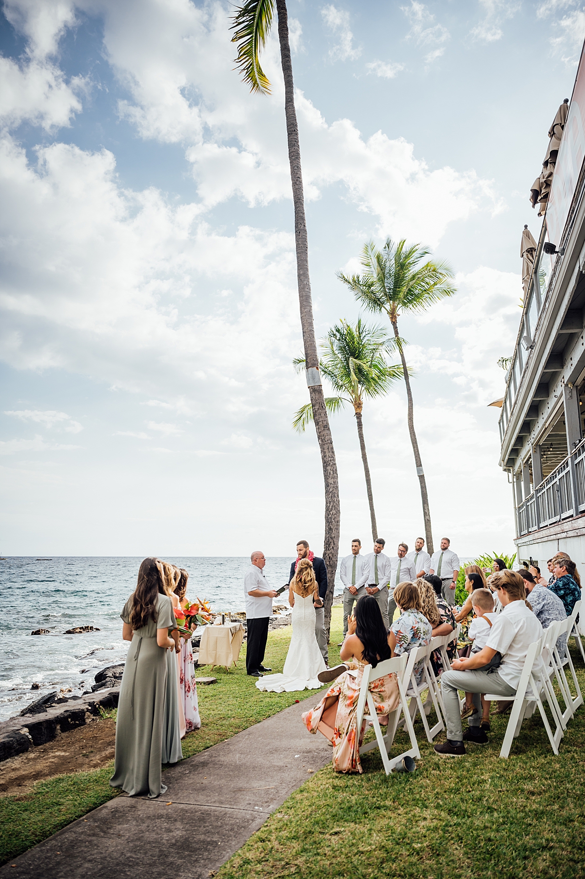 wedding ceremony photo in Hawaii