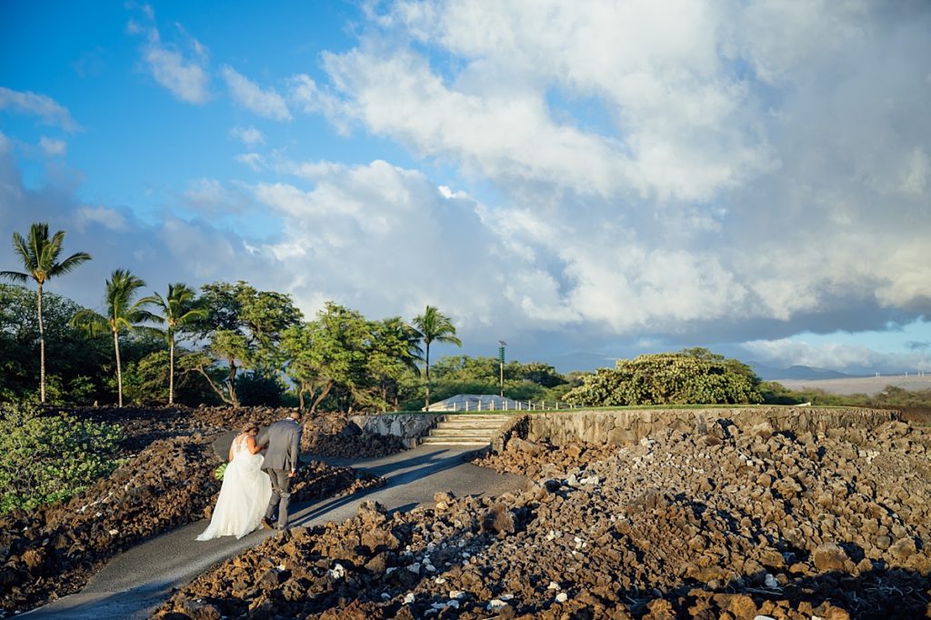 photo of couple walking at the Fairmont Orchid