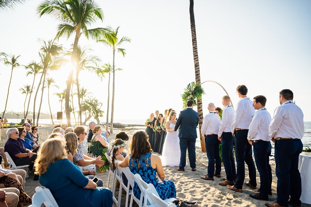 Mauna Lani wedding ceremony