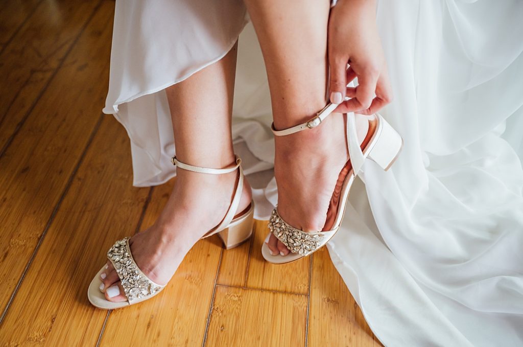 Hawaii wedding bridal shoes