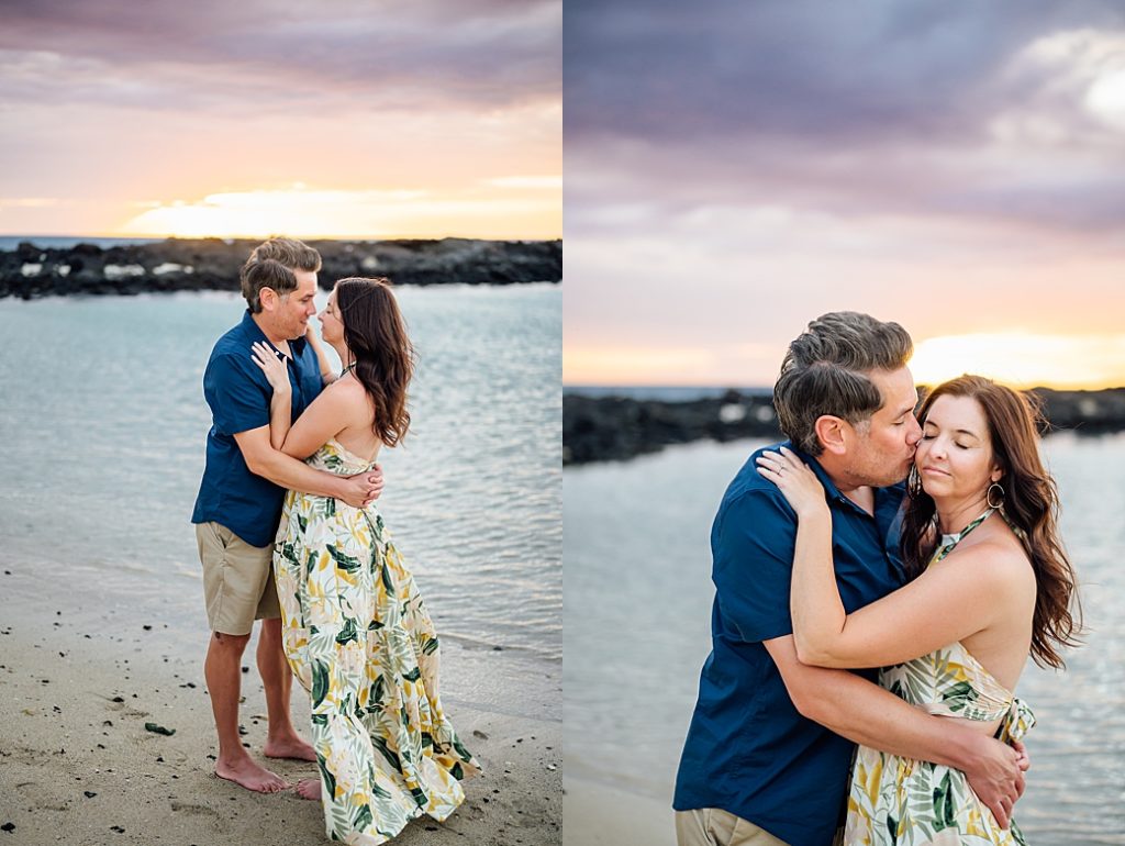 precious moments of the couple during their Hawaii engagement